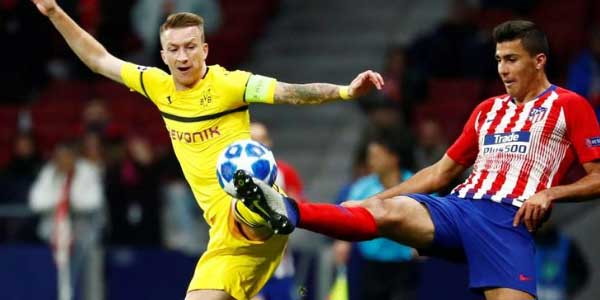 موعد مباراة أتلتيكو مدريد و بوروسيا دورتموند