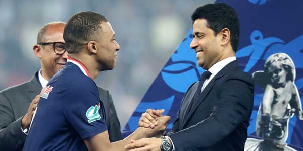 باريس سان جيرمان سمح لمبابي بإعلان فريقه الجديد