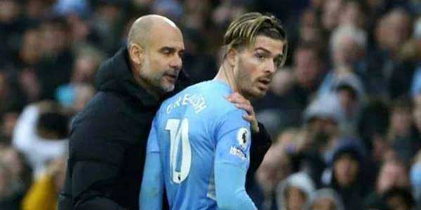 توثر العلاقة بين جوارديولا و جريليش بعد تراجع مستوى الأخير