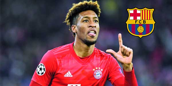 جمهور برشلونة يعترض على صفقة كينغسلي كومان