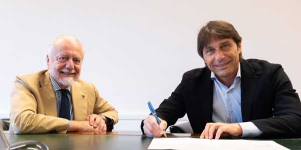 رسميا نابولي يتعاقد مع كونتي