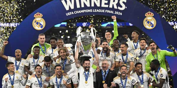 ريال مدريد يتوج بلقبه ال 15 في دوري أبطال أوروبا