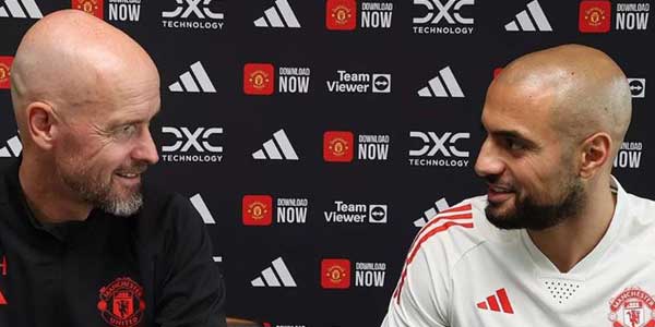 مصير أمرابط متعلق بمستقبل تين هاج